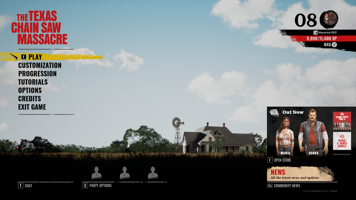 Texas Chainsaw Massacre - Title Screen